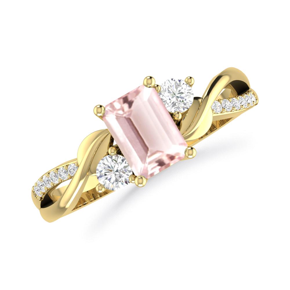 Yellow Gold - Morganite