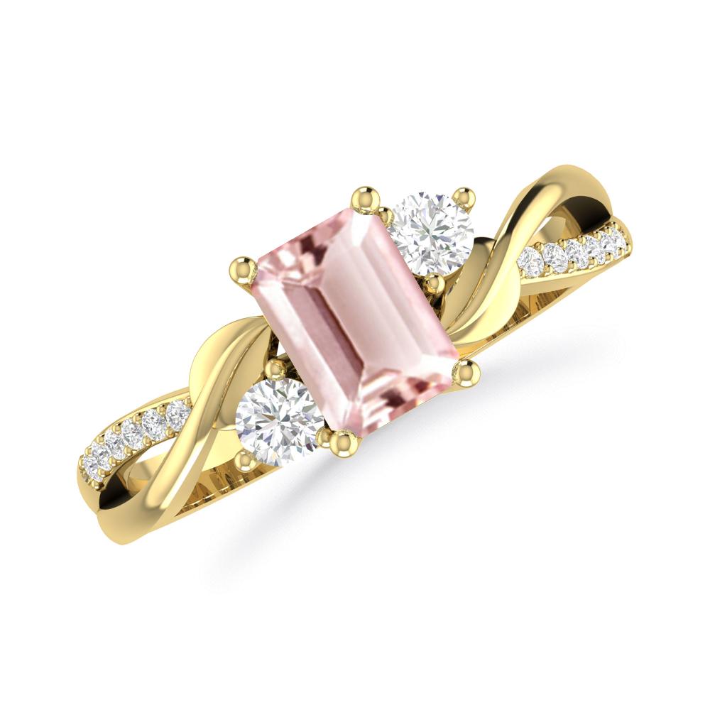 Yellow Gold - Morganite
