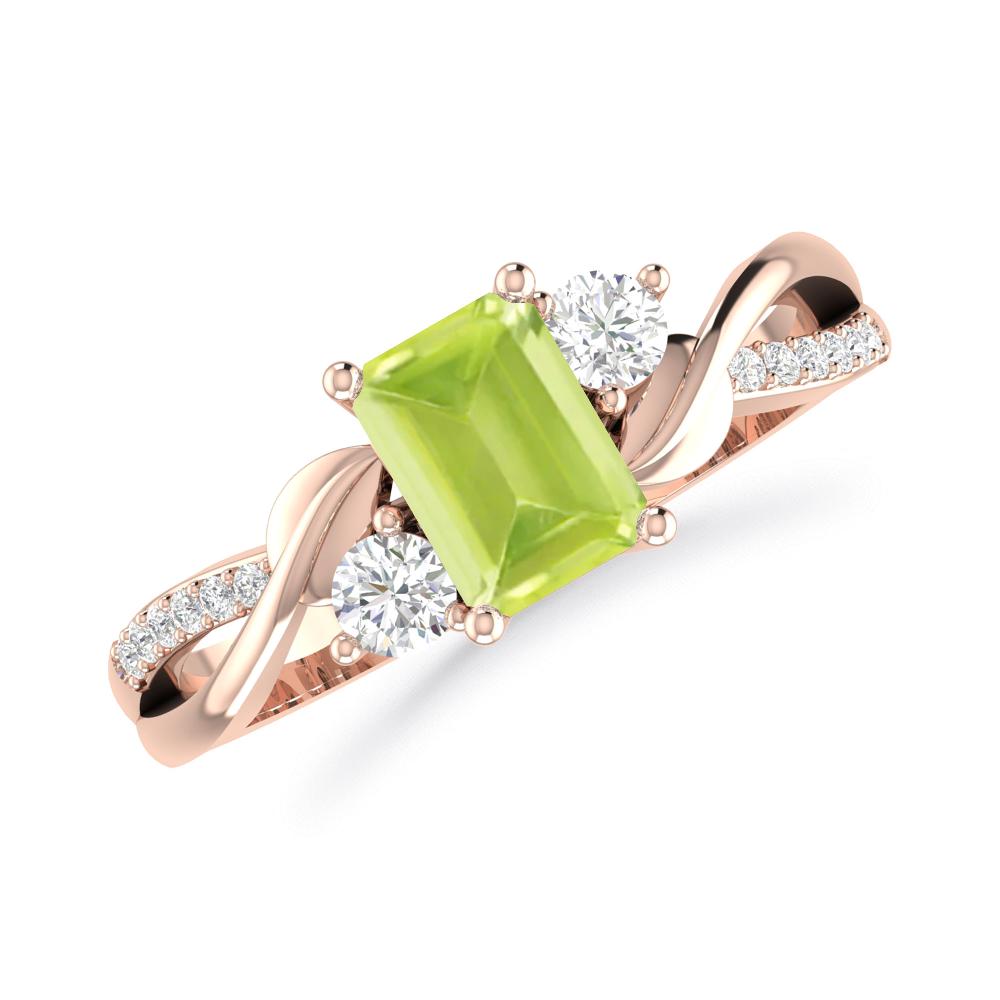 Rose Gold - Peridot