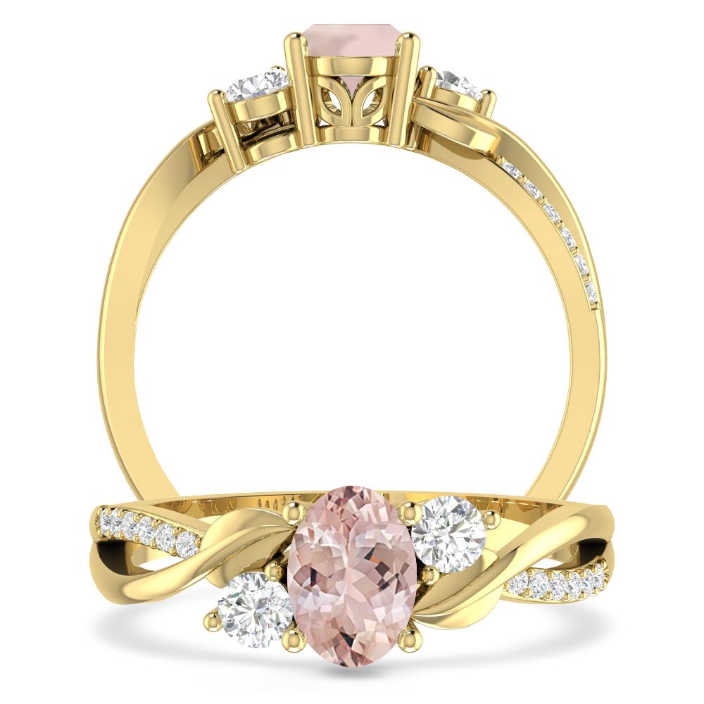 Yellow Gold - Morganite