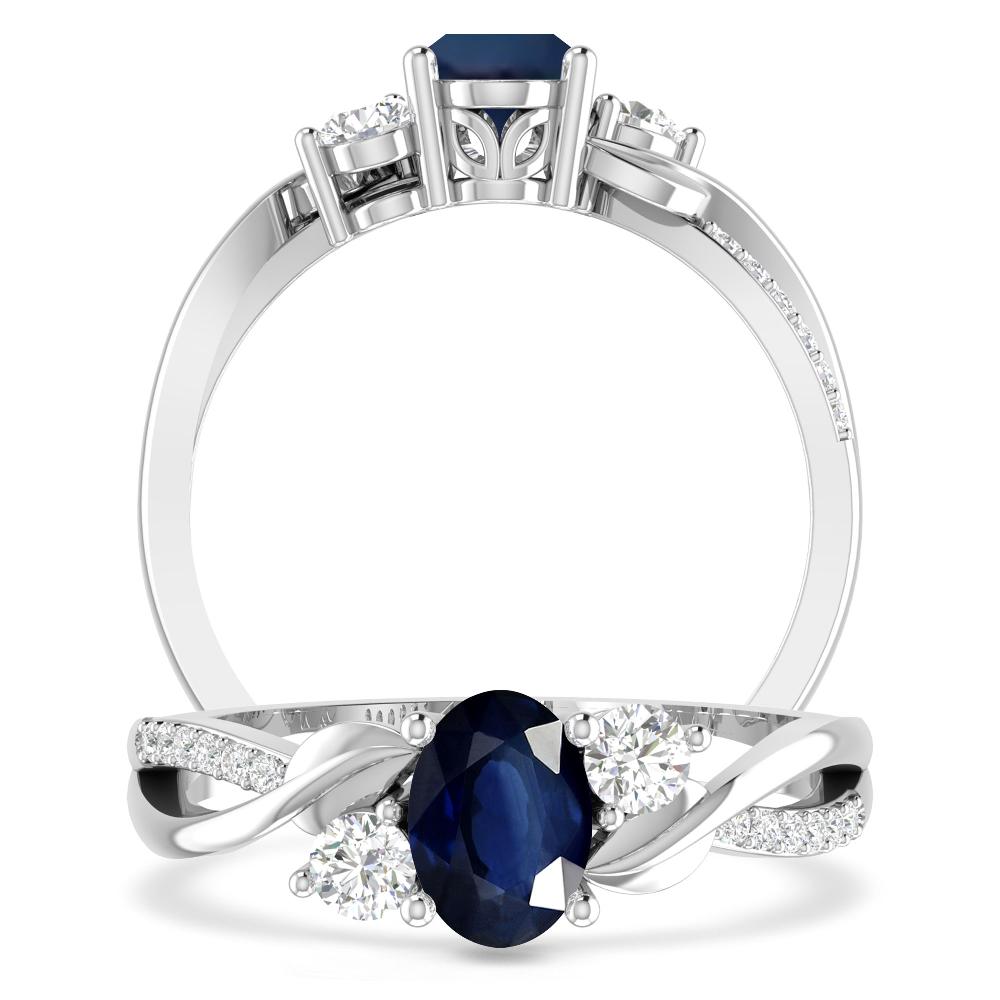White Gold - Sapphire