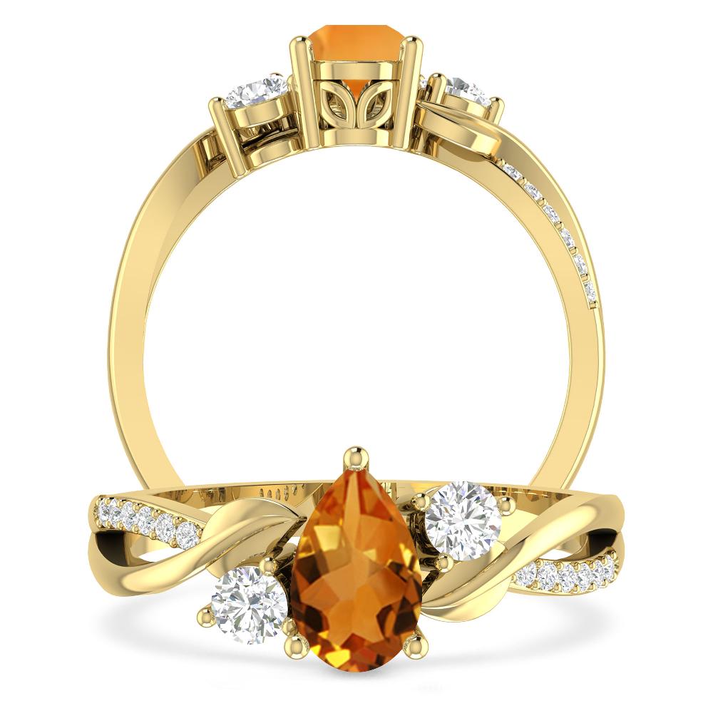 Yellow Gold - Citrine