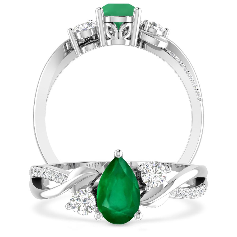 White Gold - Emerald