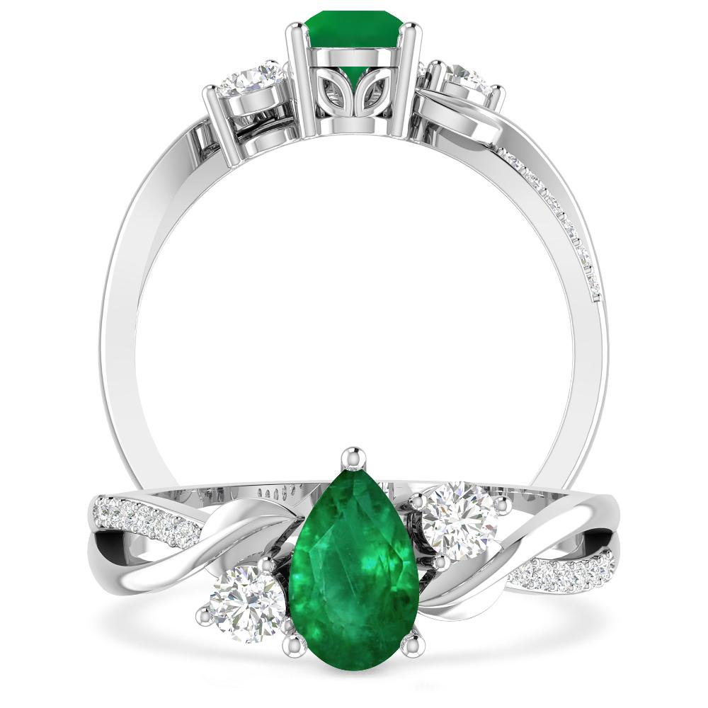 White Gold - Emerald