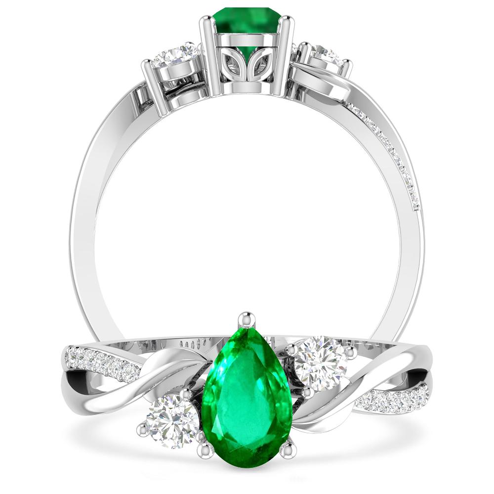 White Gold - Emerald