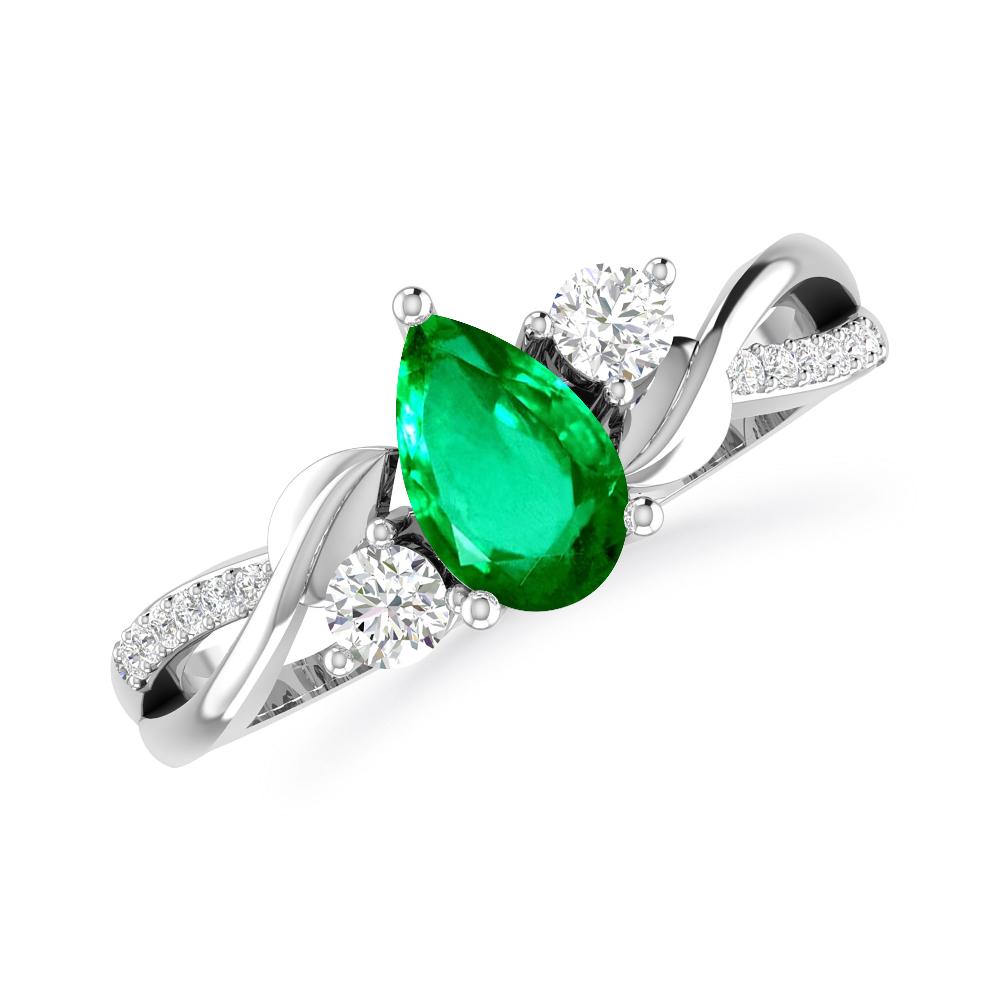 White Gold - Emerald
