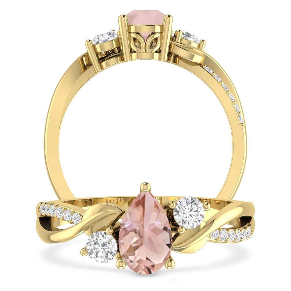 Yellow Gold - Morganite