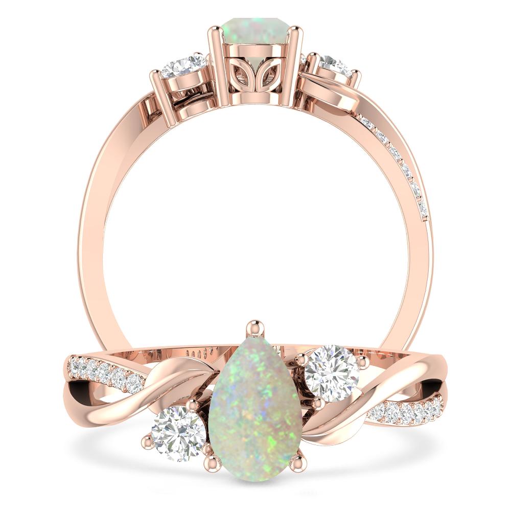 Rose Gold - Opal