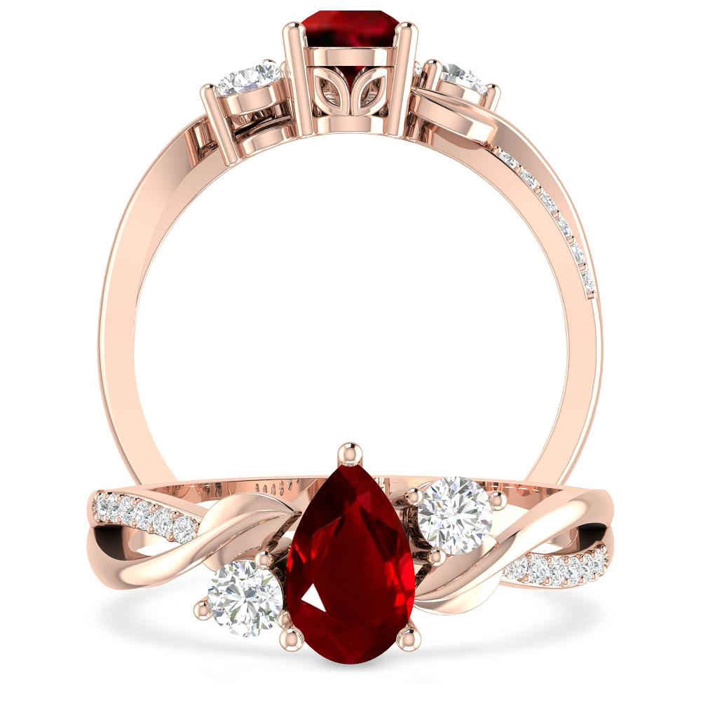 Rose Gold - Ruby