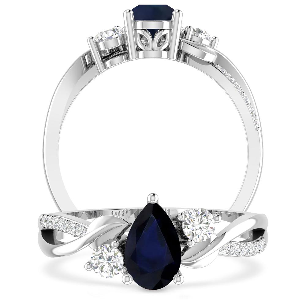 White Gold - Sapphire