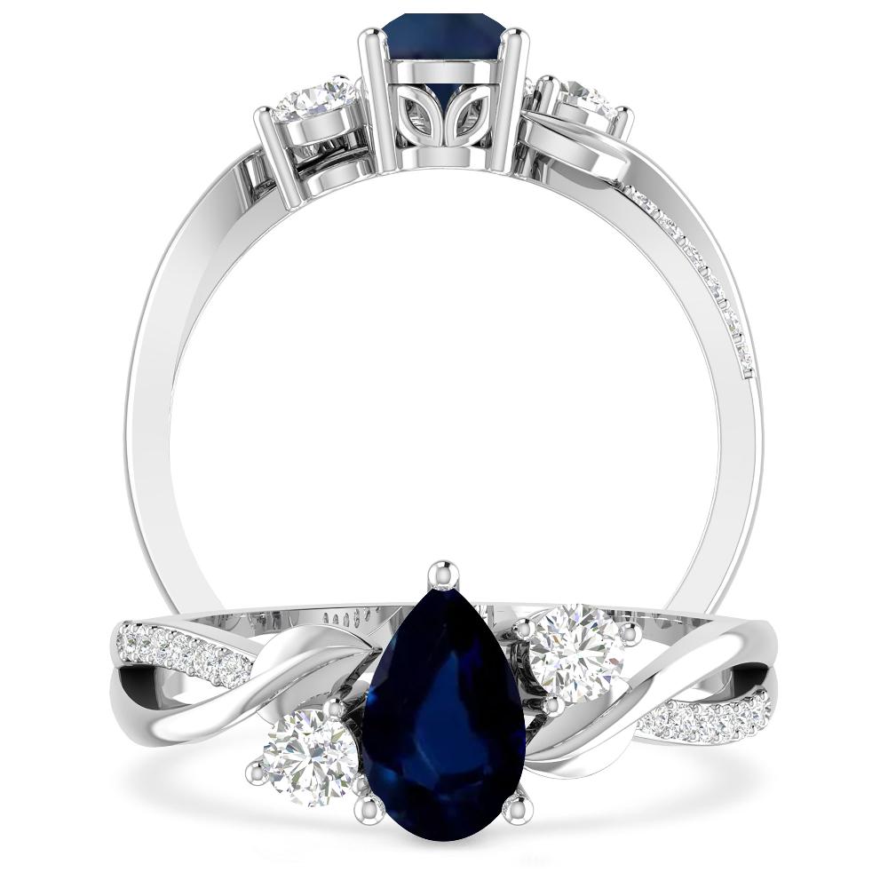 White Gold - Sapphire