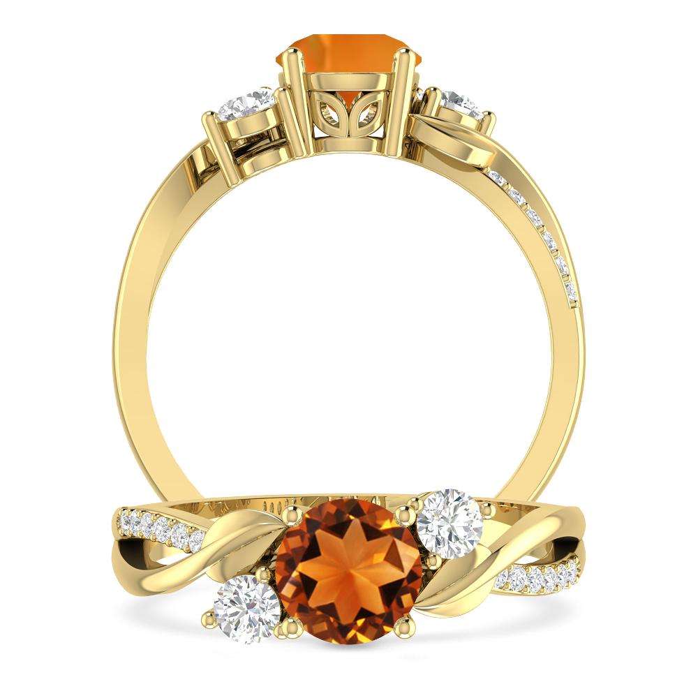 Yellow Gold - Citrine