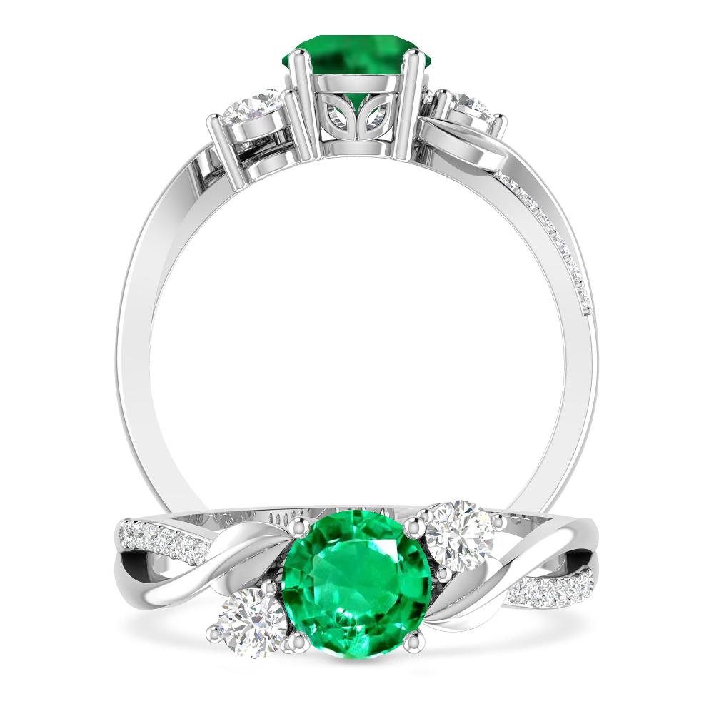 White Gold - Emerald