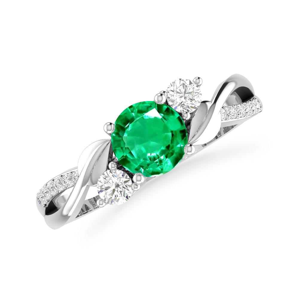 White Gold - Emerald