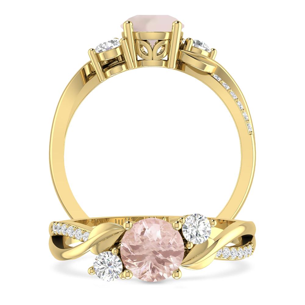 Yellow Gold - Morganite
