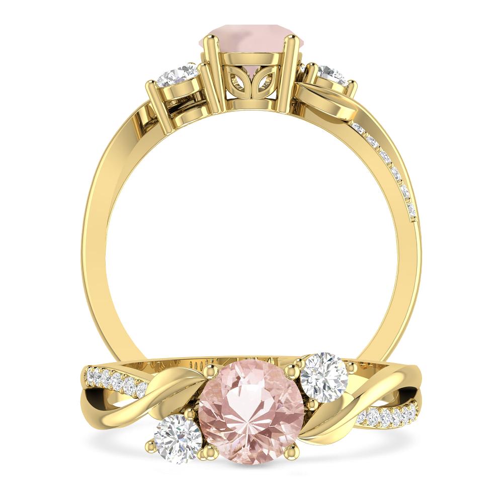 Yellow Gold - Morganite