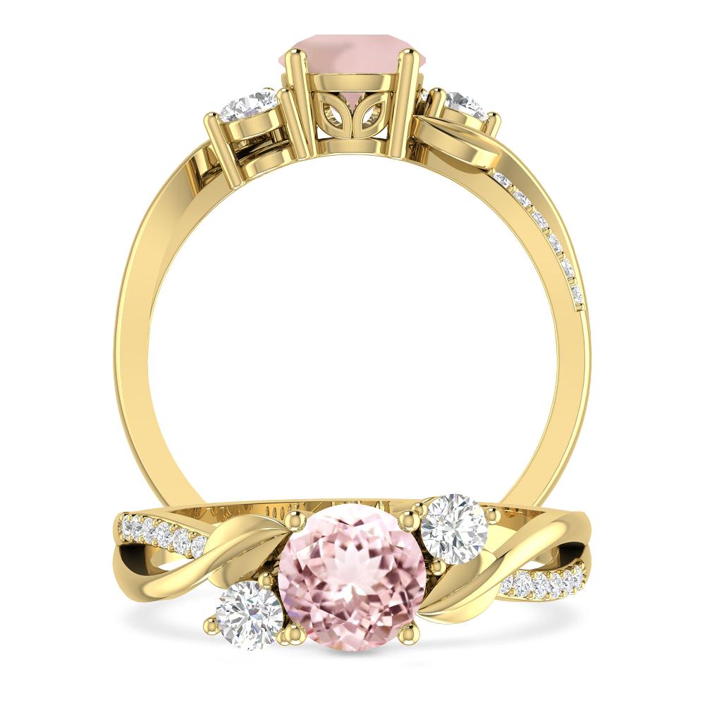 Yellow Gold - Morganite
