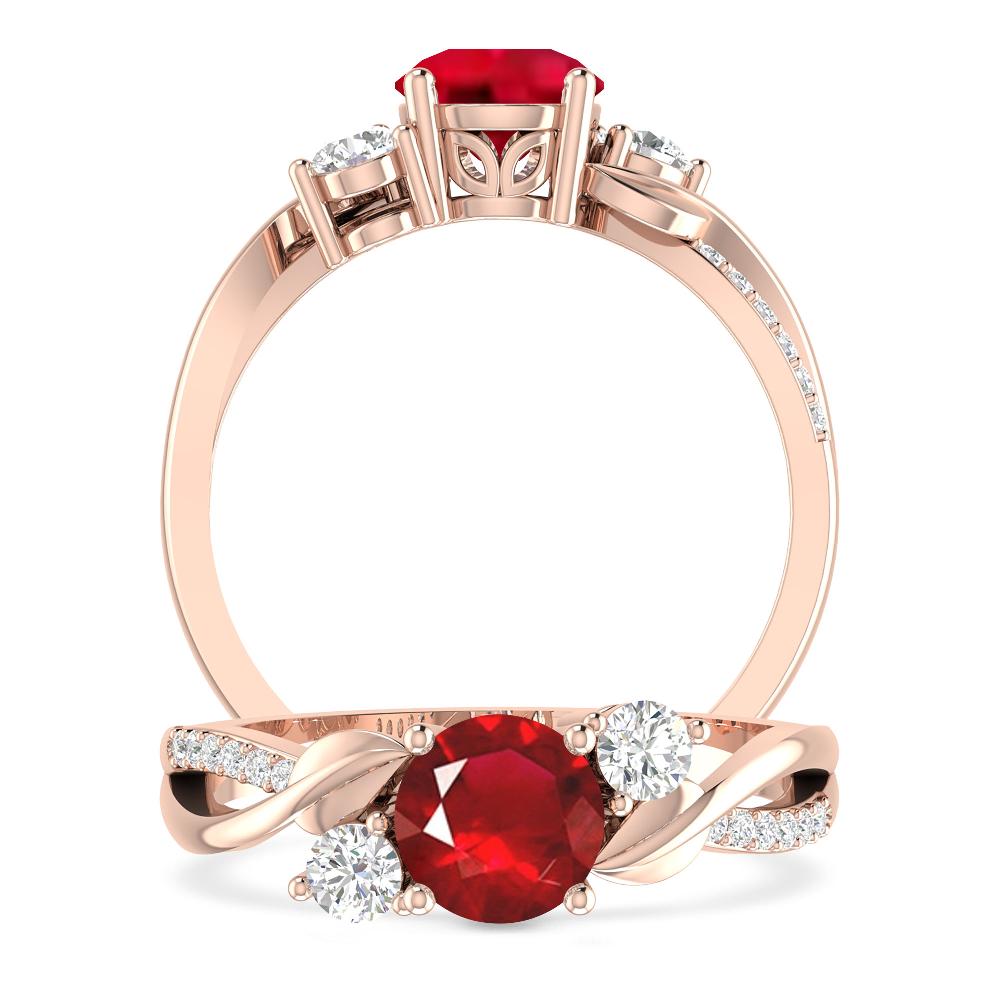 Rose Gold - Ruby