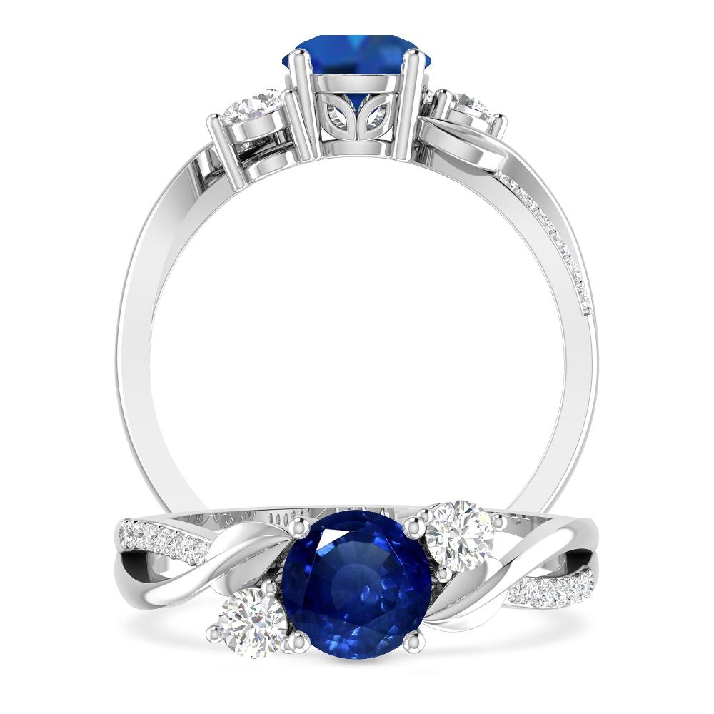 White Gold - Sapphire