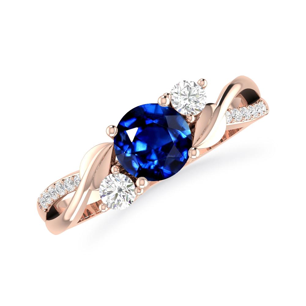 Rose Gold - Sapphire