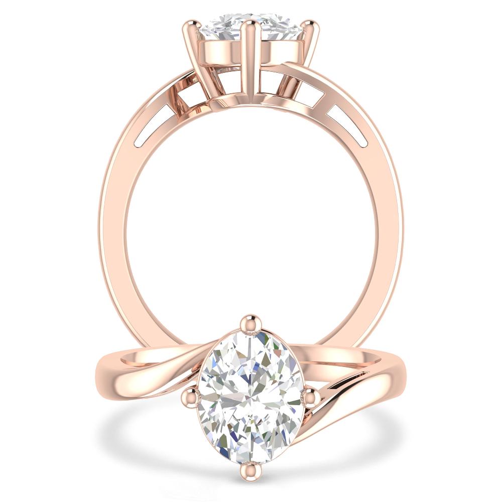 Rose Gold - Oval