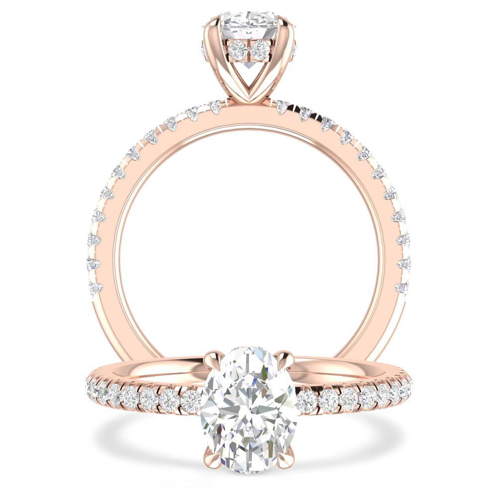 Rose Gold - Oval