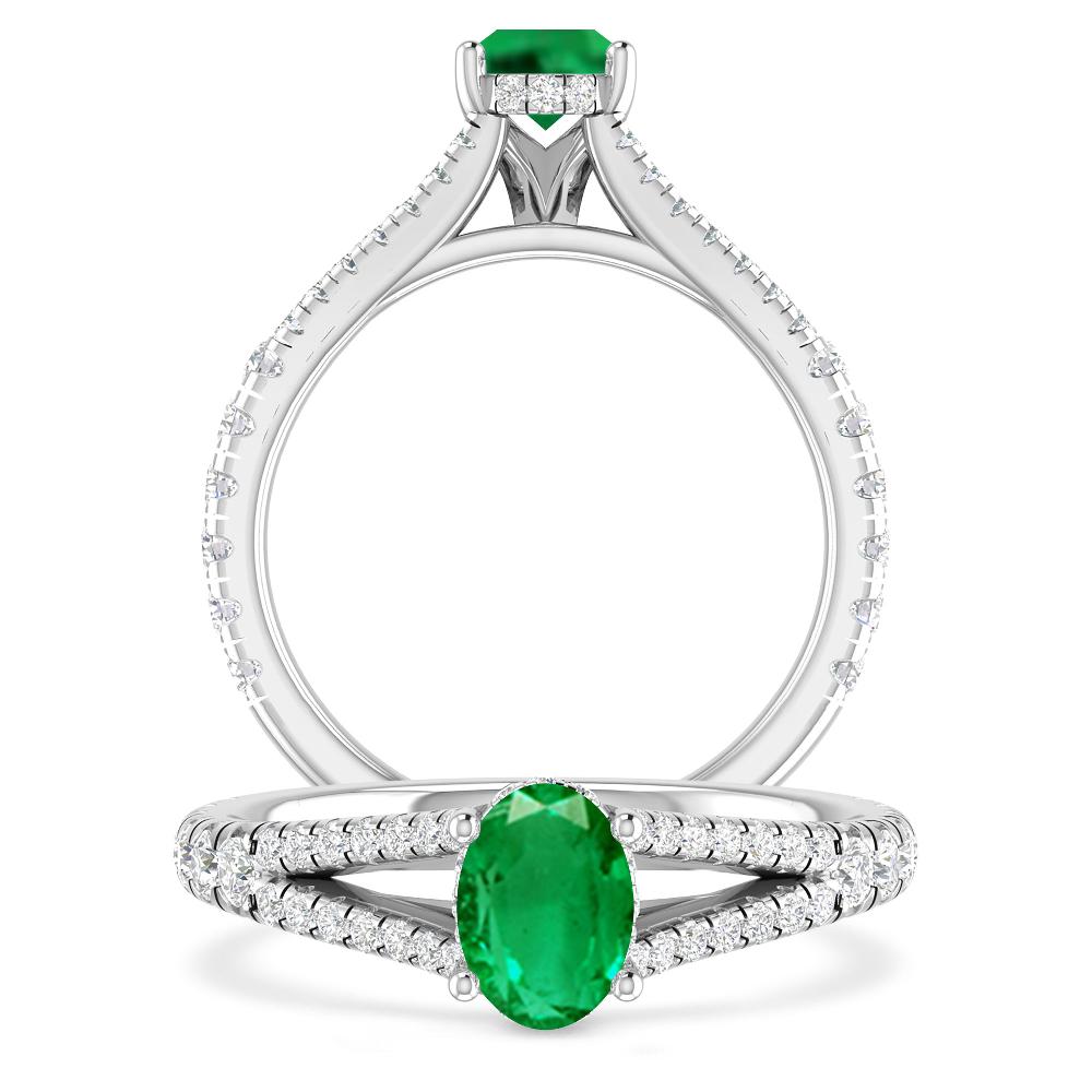 White Gold - Emerald