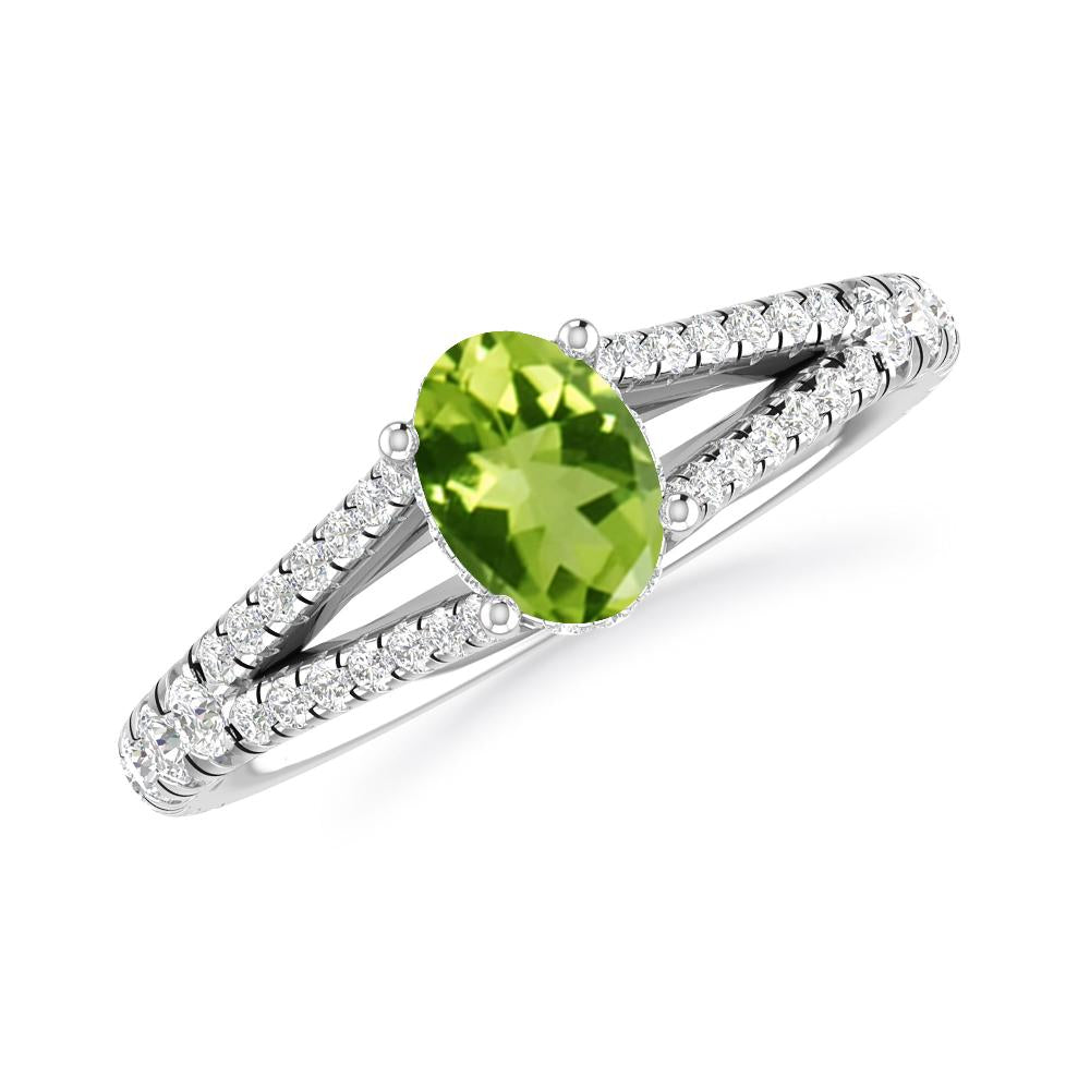 White Gold - Peridot