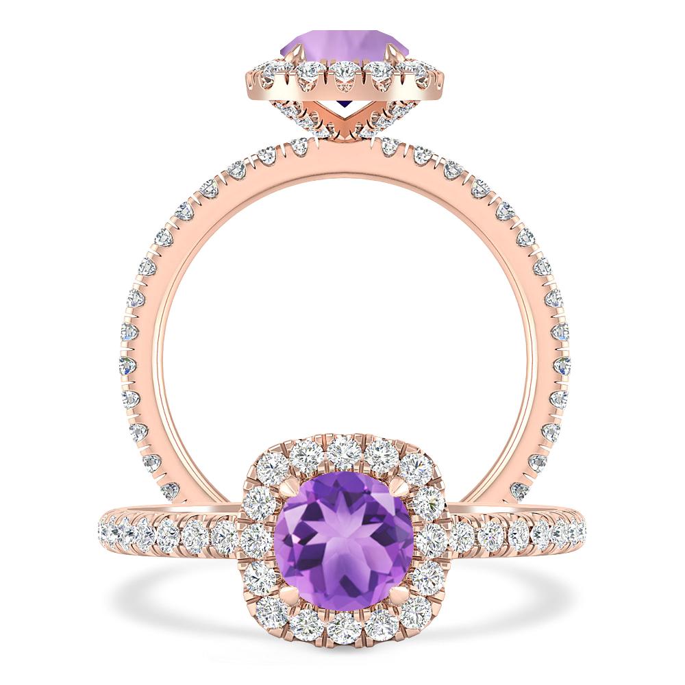 Rose Gold - Amethyst