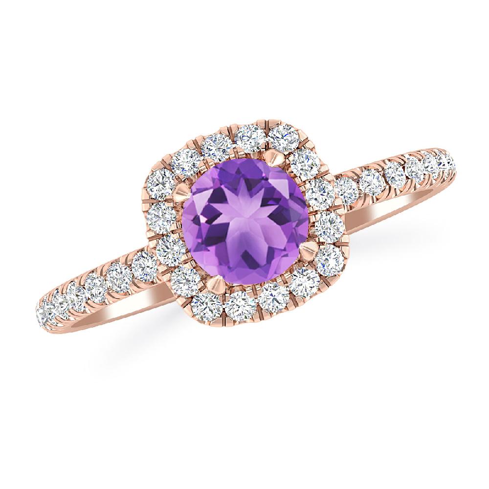 Rose Gold - Amethyst