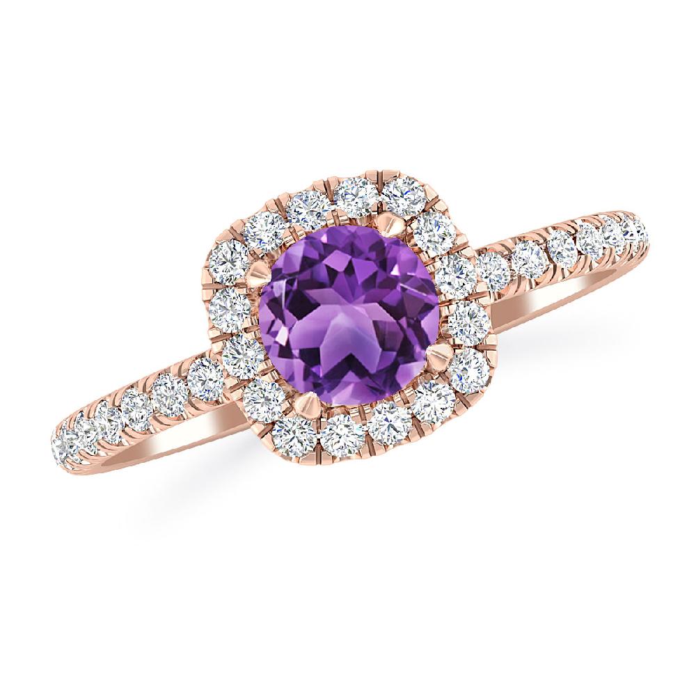 Rose Gold - Amethyst