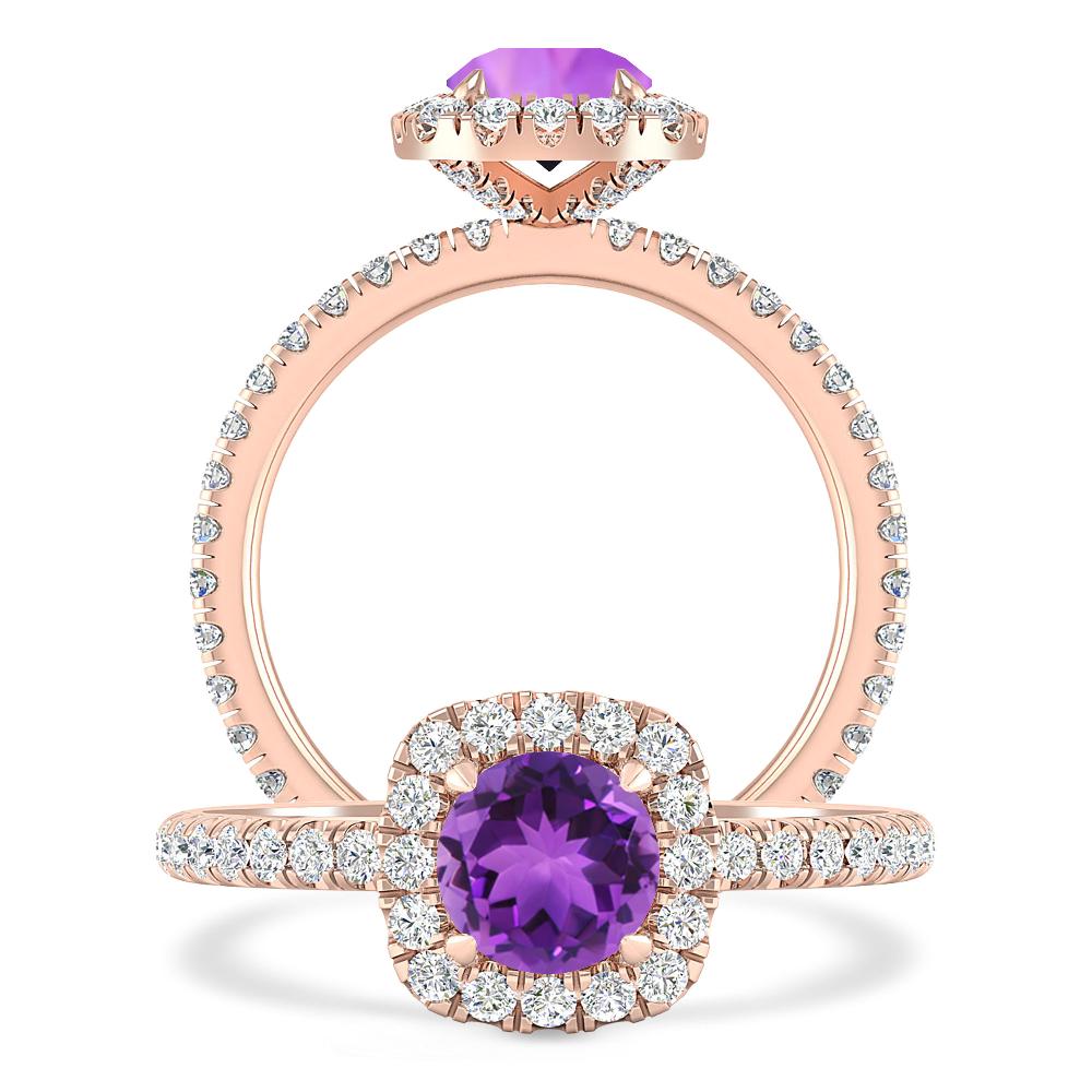 Rose Gold - Amethyst