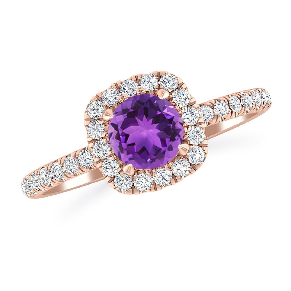 Rose Gold - Amethyst