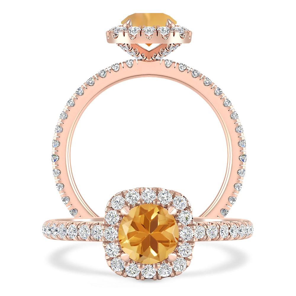 Rose Gold - Citrine