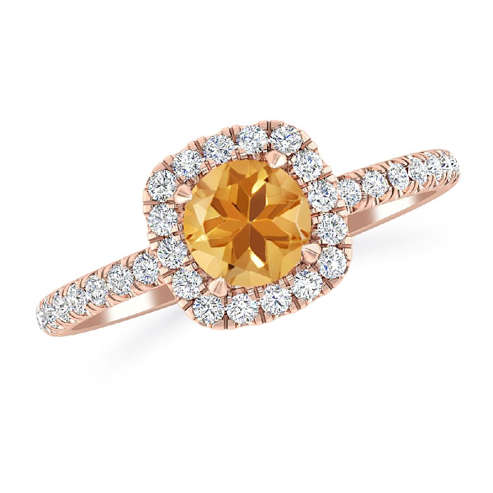 Rose Gold - Citrine