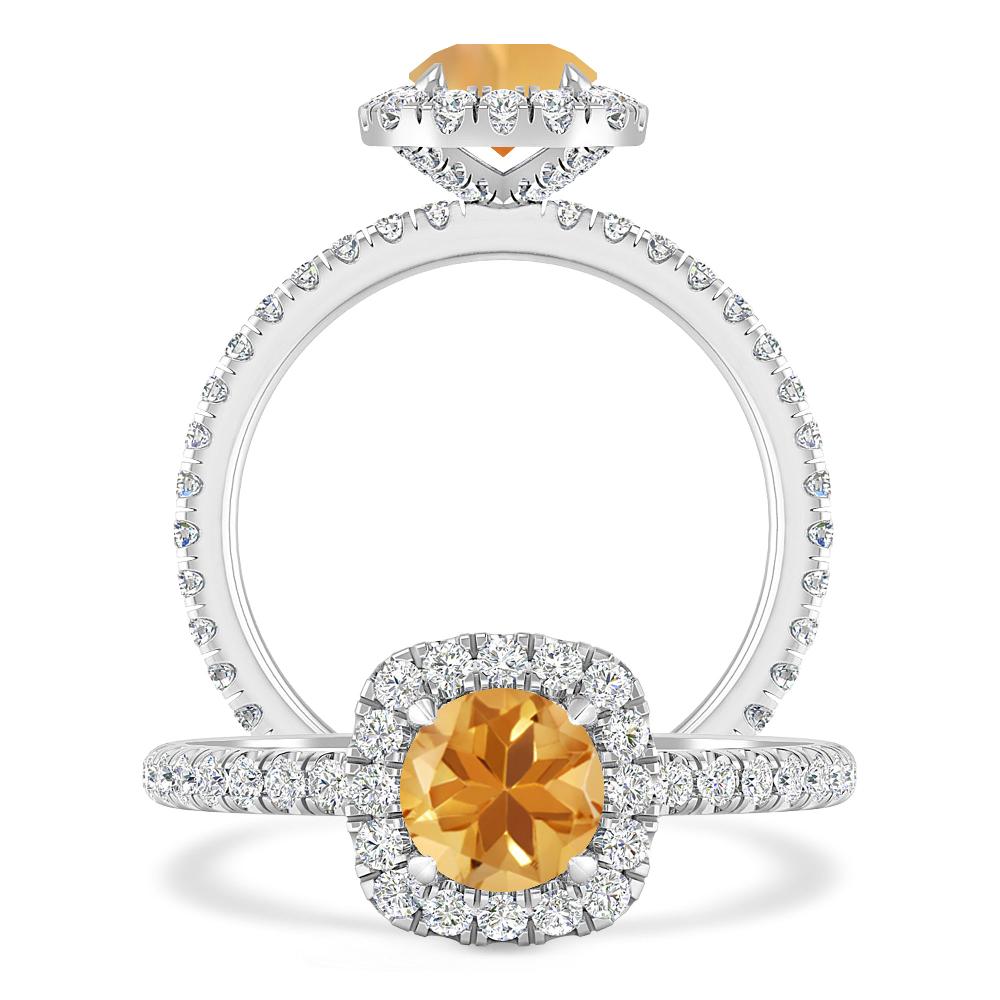 White Gold - Citrine