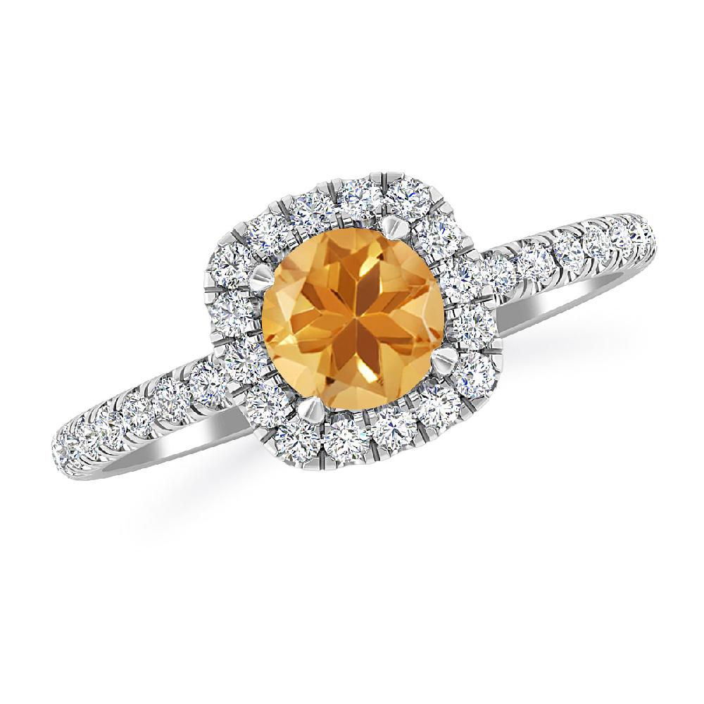 White Gold - Citrine