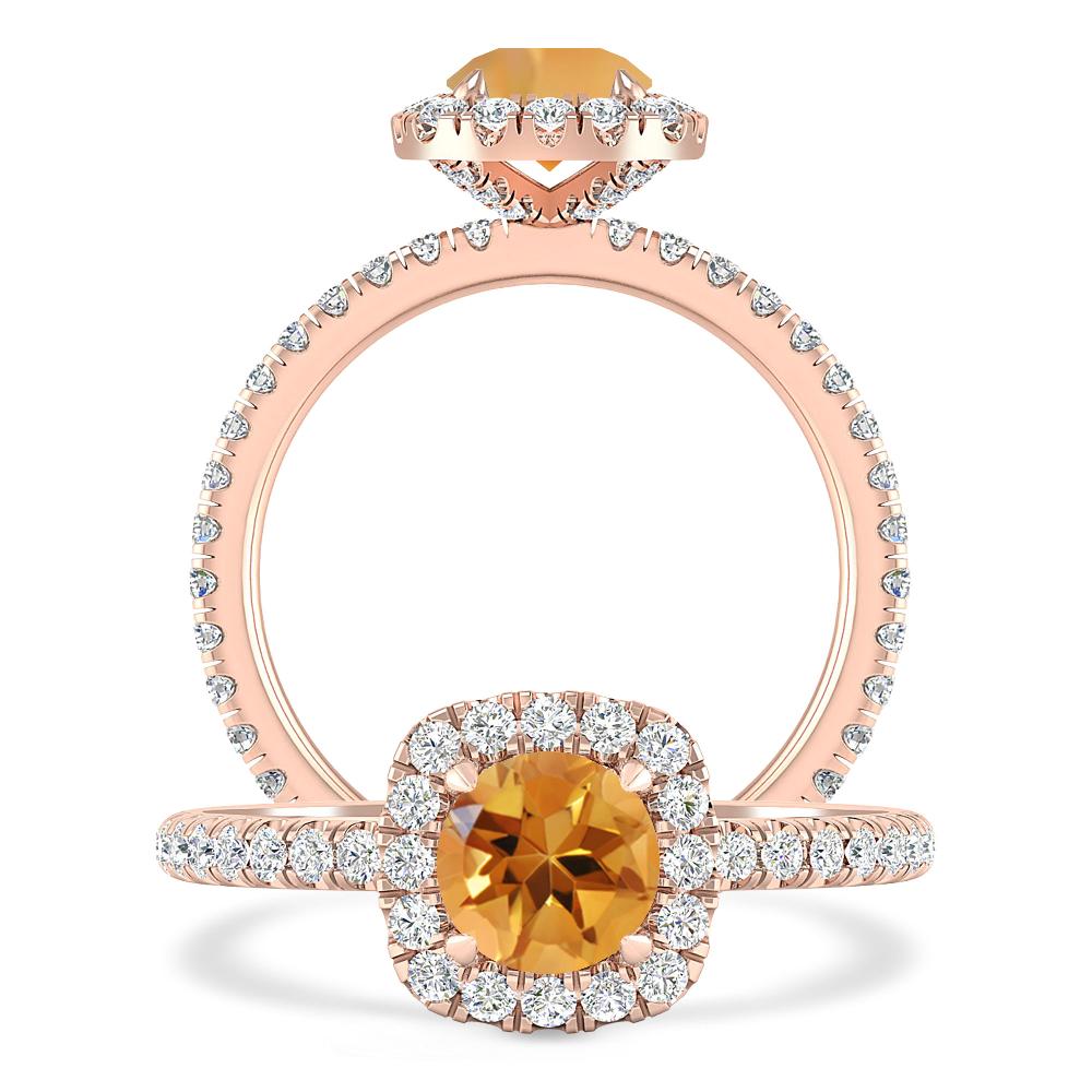 Rose Gold - Citrine