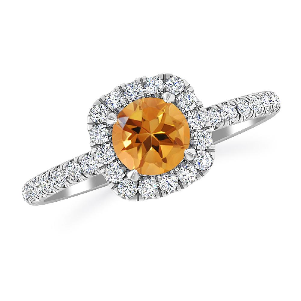 White Gold - Citrine