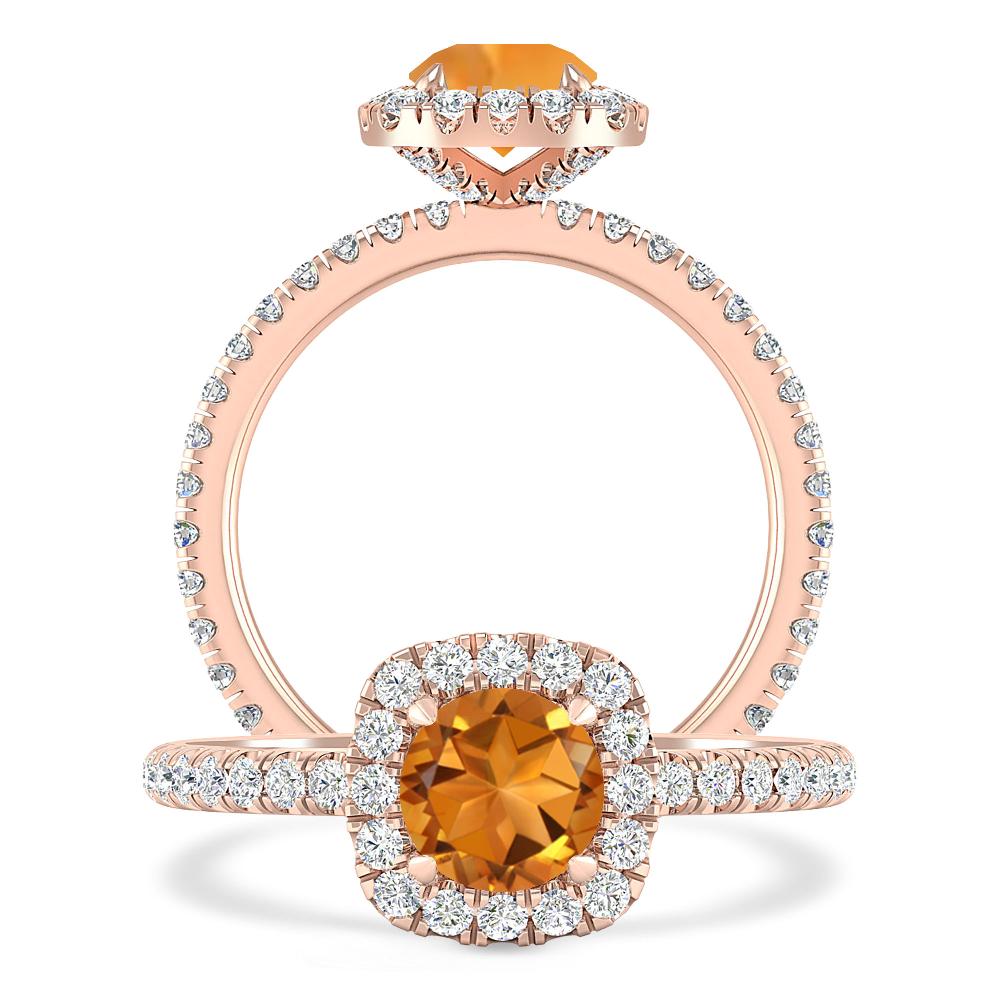 Rose Gold - Citrine