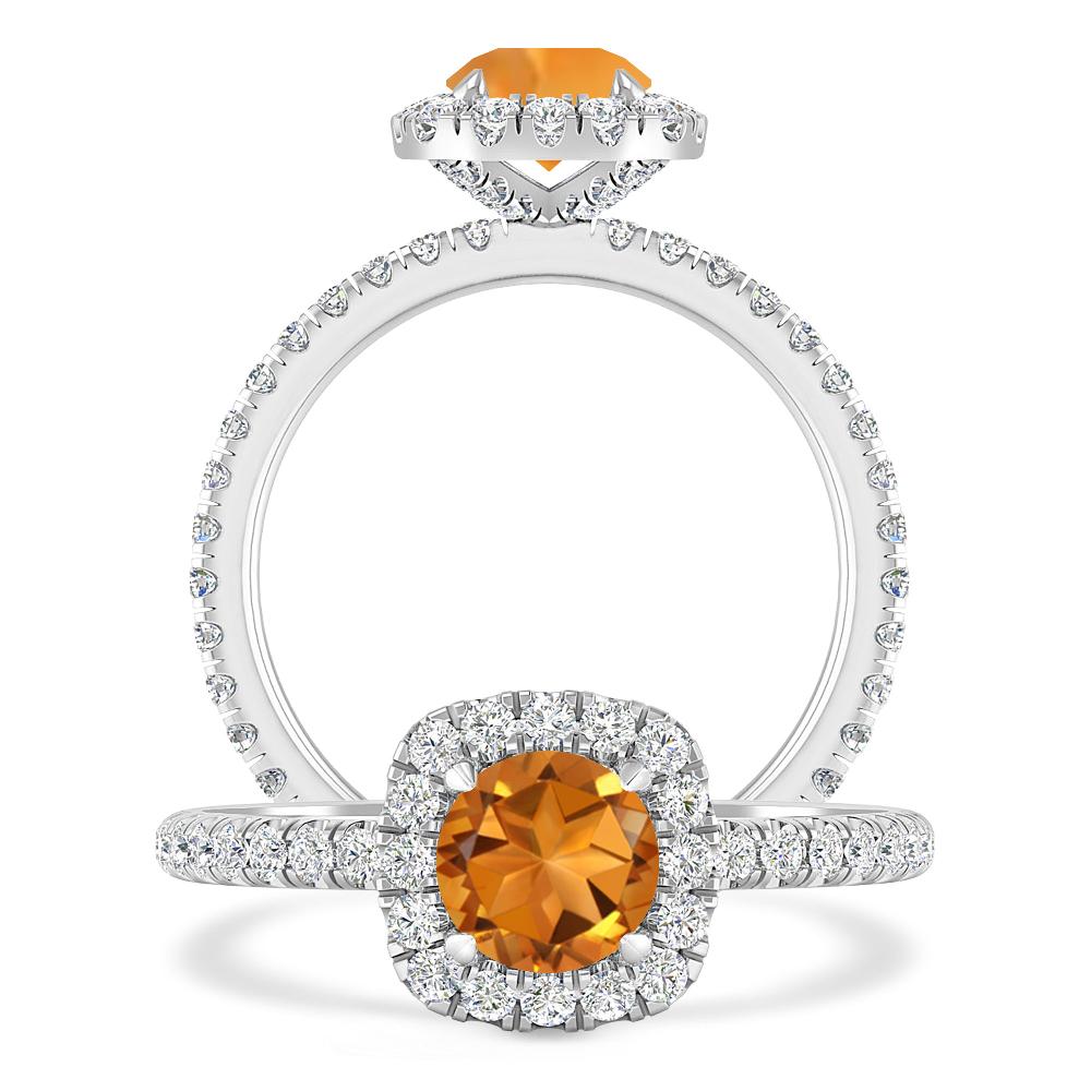 White Gold - Citrine