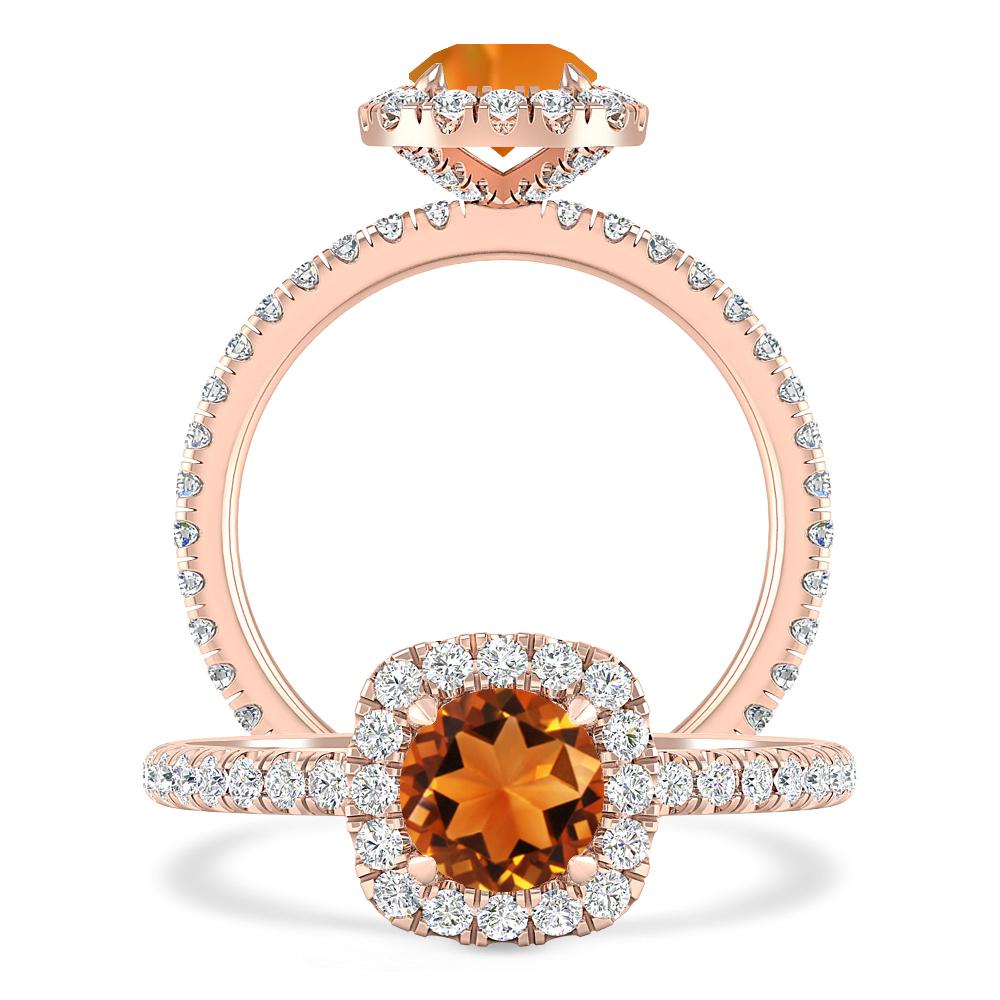 Rose Gold - Citrine