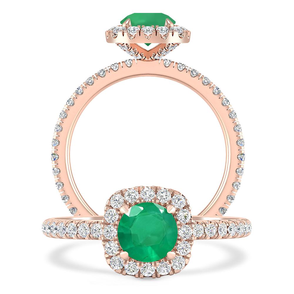 Rose Gold - Emerald