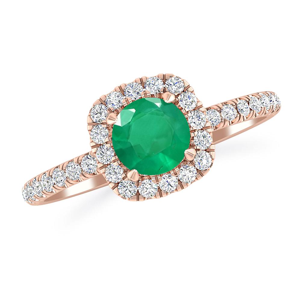 Rose Gold - Emerald