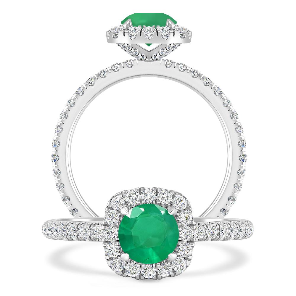 White Gold - Emerald