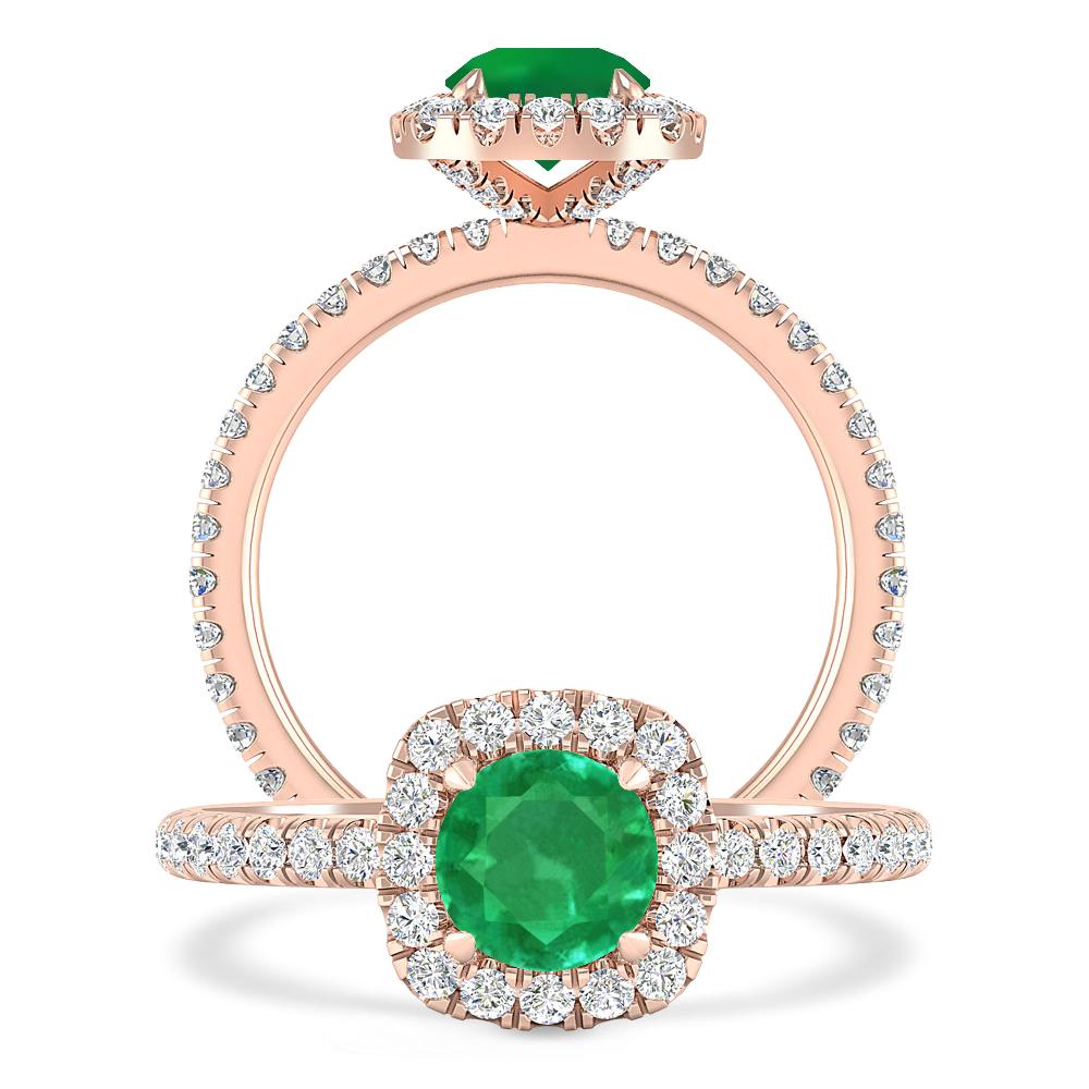 Rose Gold - Emerald