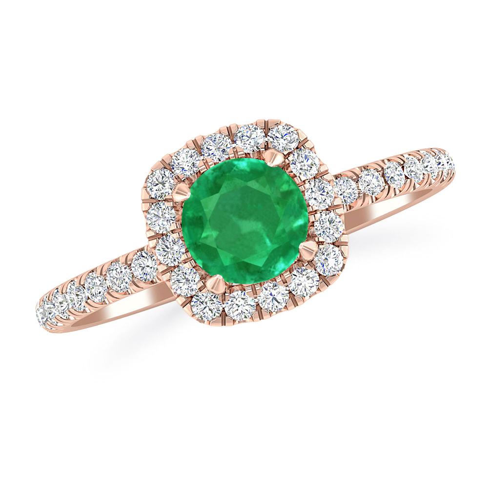 Rose Gold - Emerald