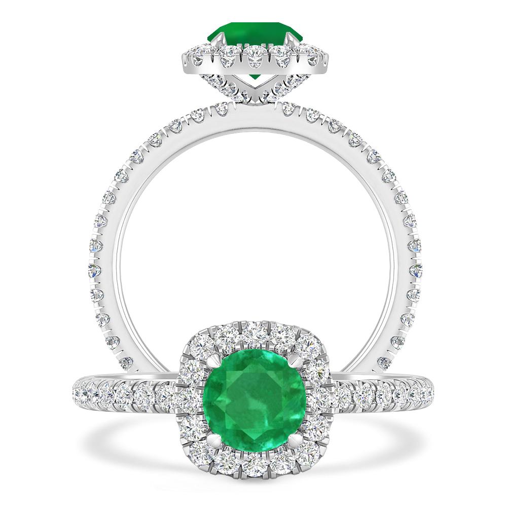 White Gold - Emerald