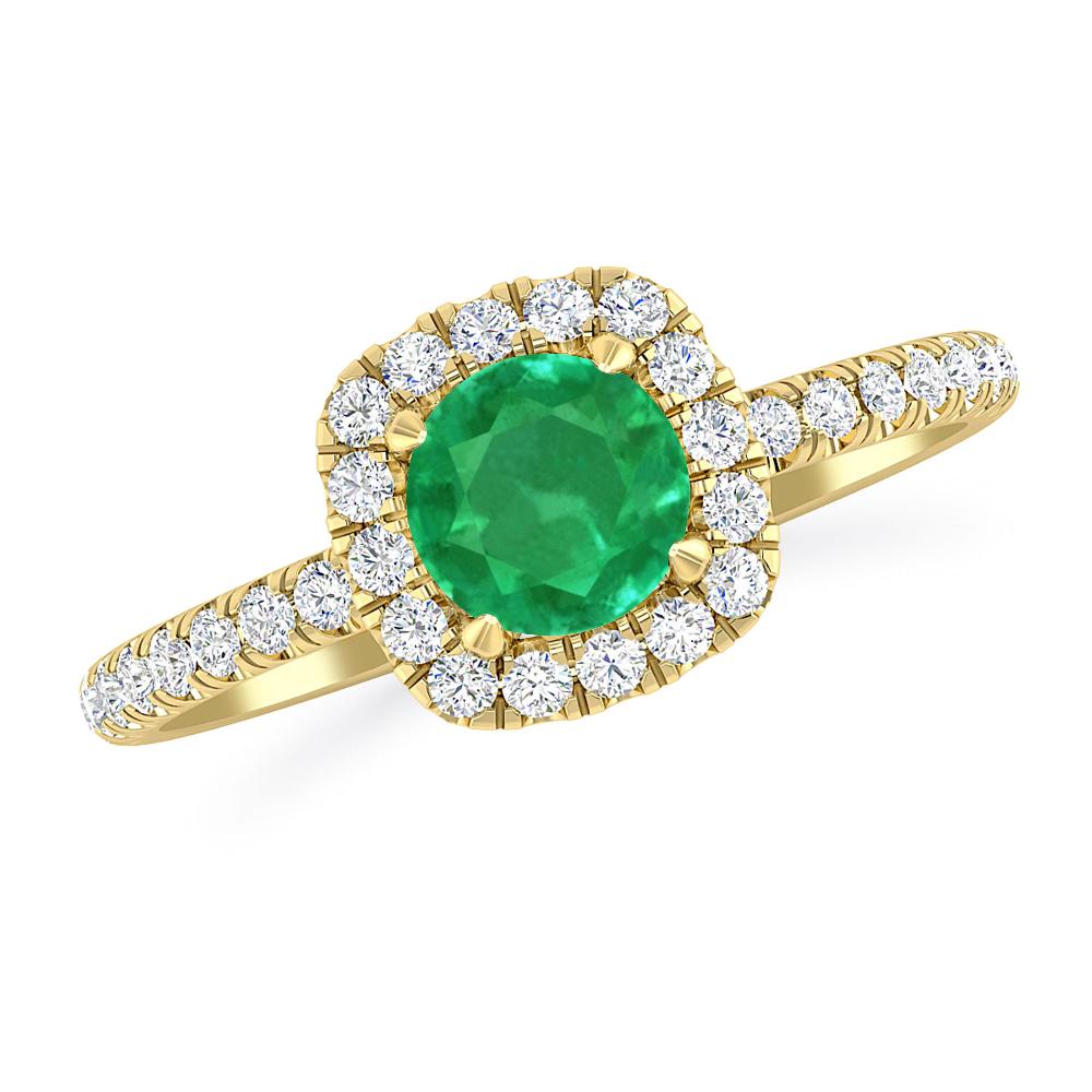 Yellow Gold - Emerald