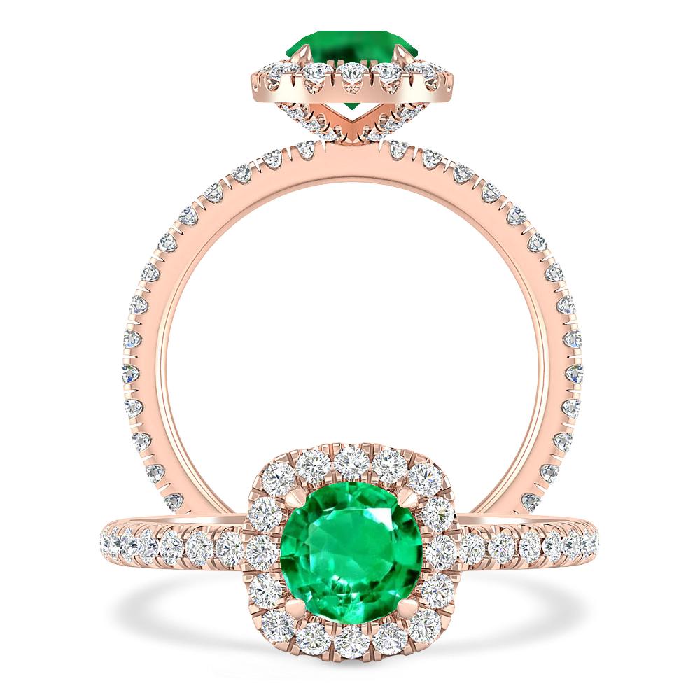 Rose Gold - Emerald